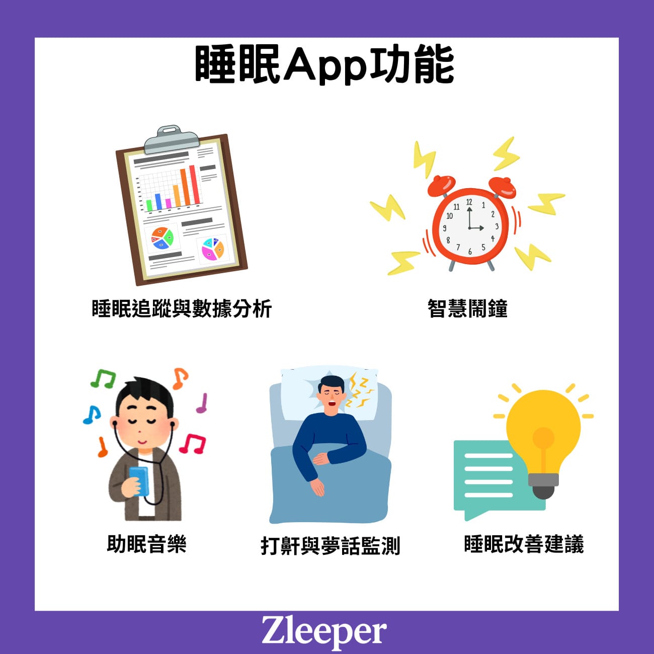 睡眠APP功能